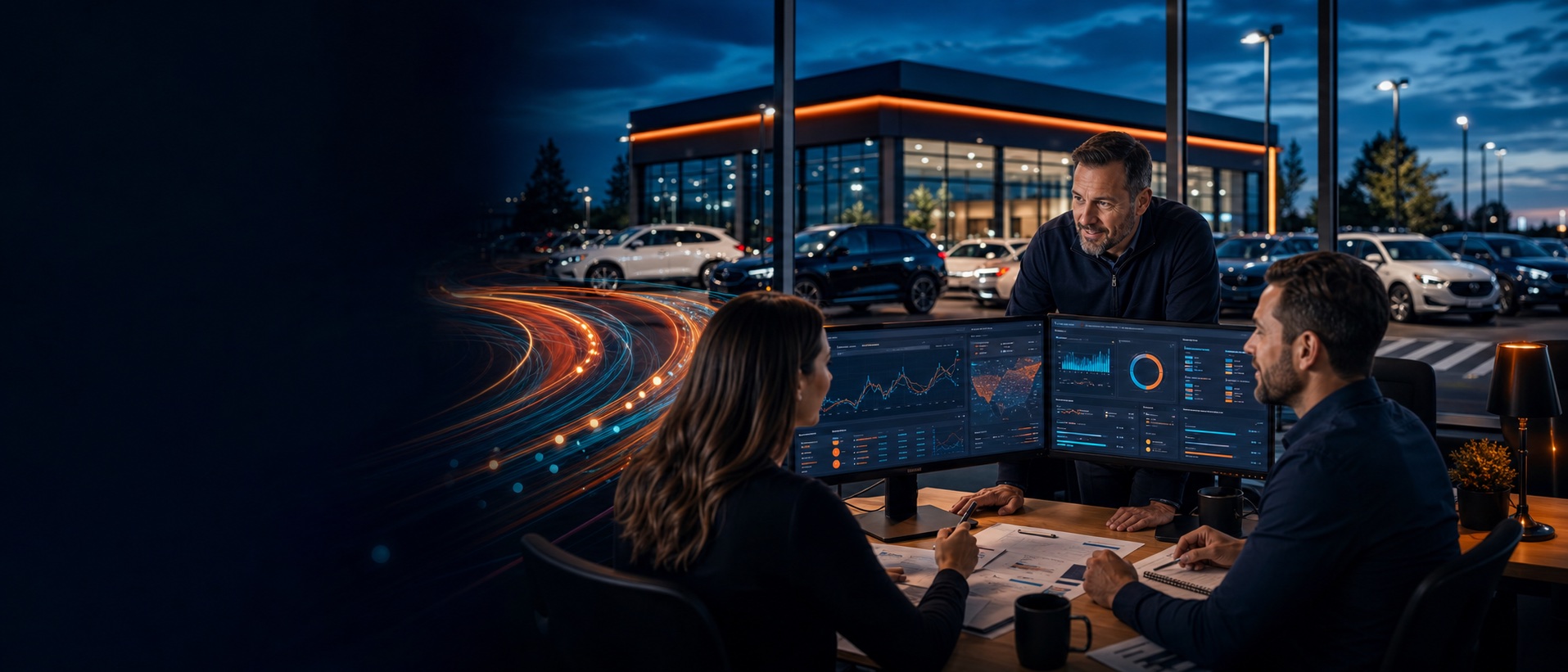 Independent dealer website and lead-routing dashboard